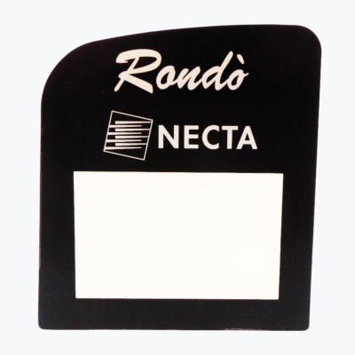 porte étiquette instructions rond
