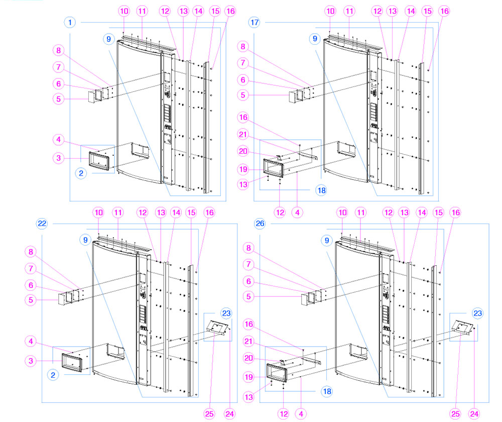 06 - Config. porte
