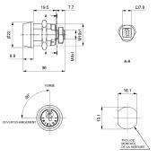 serrure à came 538 RS1