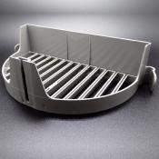 grille de réceptacle gobelets grise