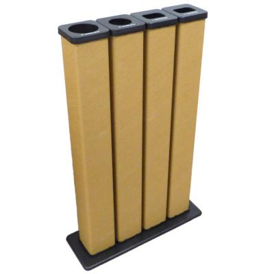 collecteur 4 colonnes carton brun