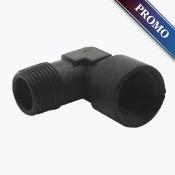 raccord angle m/f 3/8'' plastique